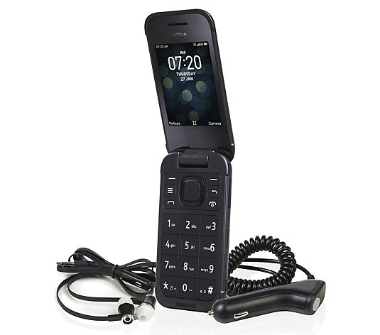 Tracfone 2.8" Nokia Flip N139DL Phone with 1200 Talk/Text/Data