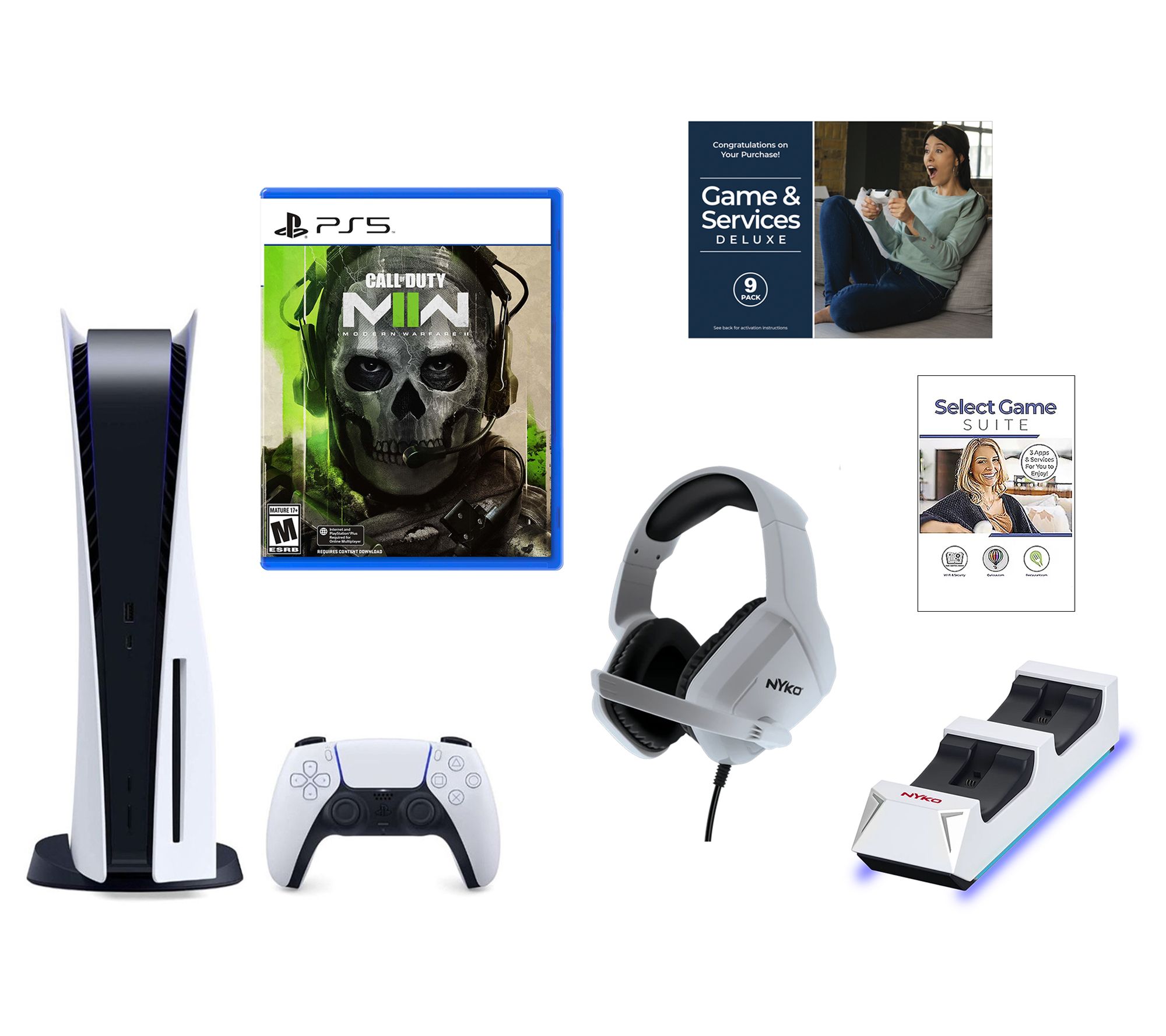 PS5 Console w/ Call of Duty Modern Warfare 2 w/Accessories - QVC.com