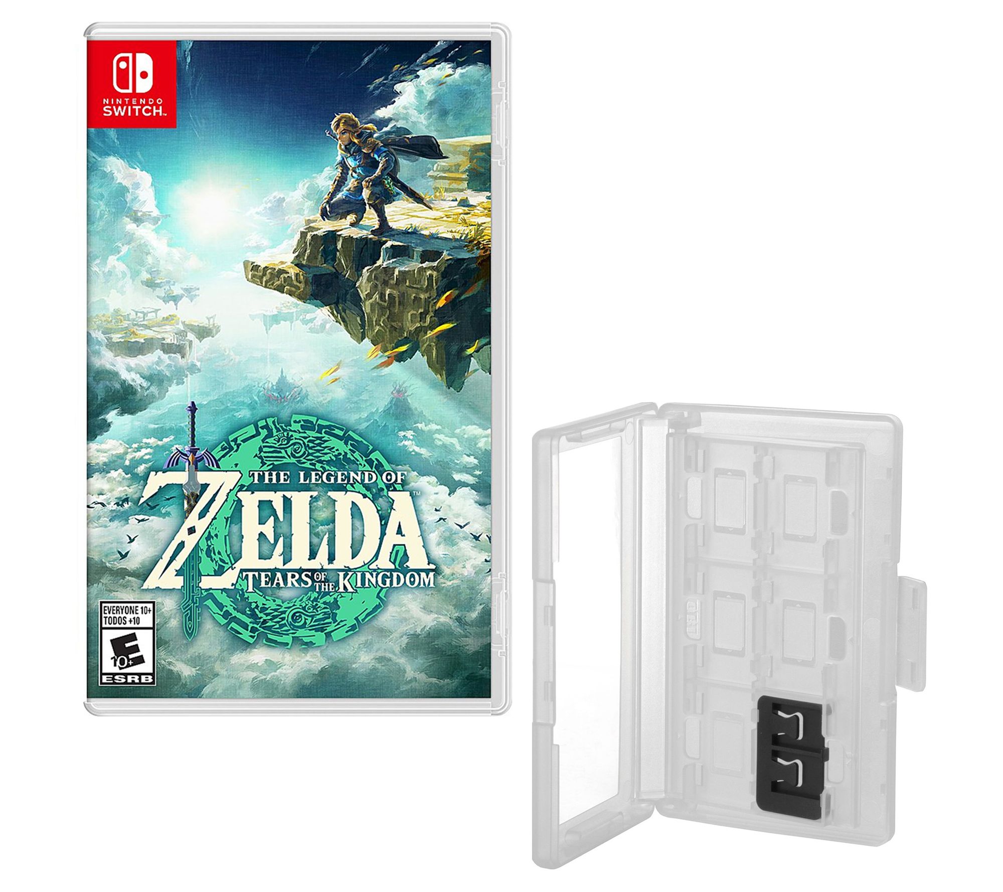 Zelda Tears of the Kingdom w/ Caddy - Nintendo Switch 