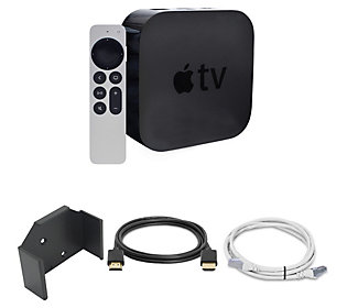 Apple TV 32GB with Wall Mount and HDMI Cable - QVC.com