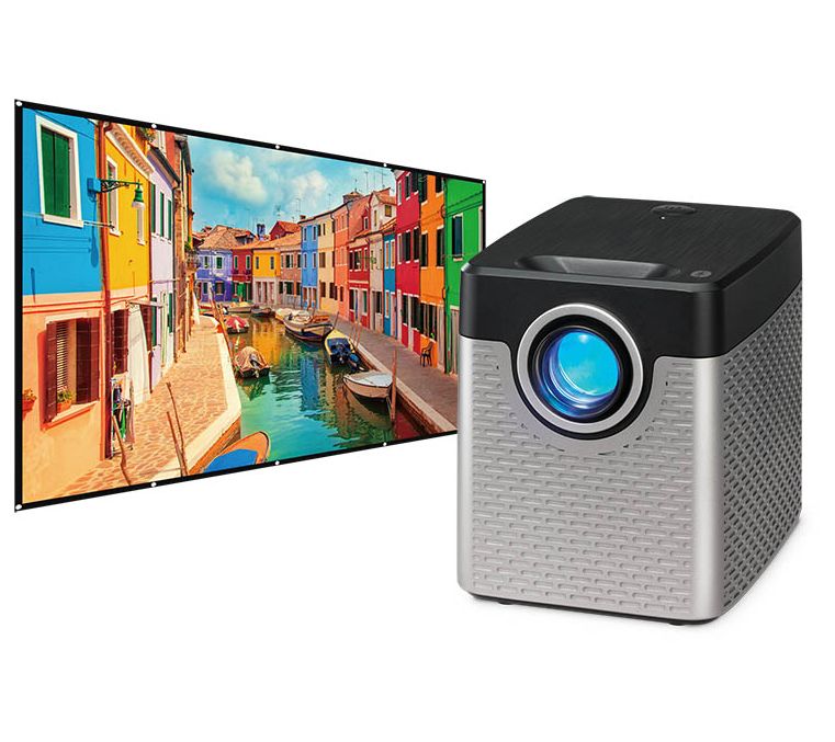 GPX store All-In-One Projector + Screen Kit - New