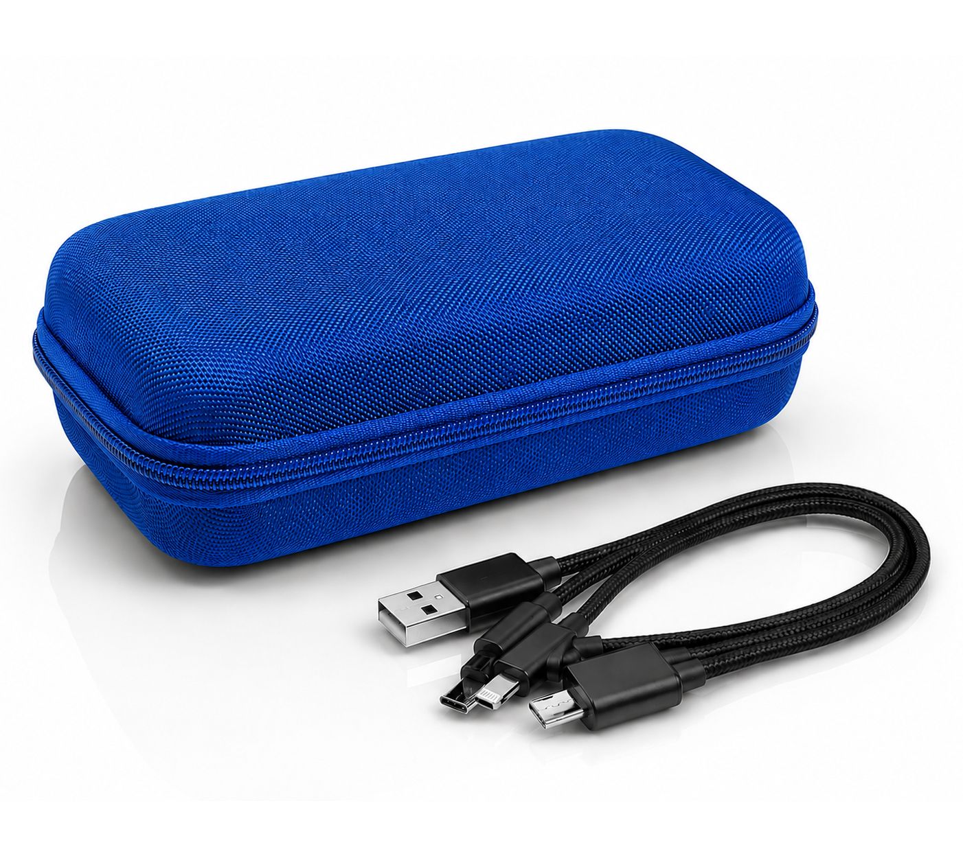 EvoLight Hardshell Storage Case with Universal Charging Cable