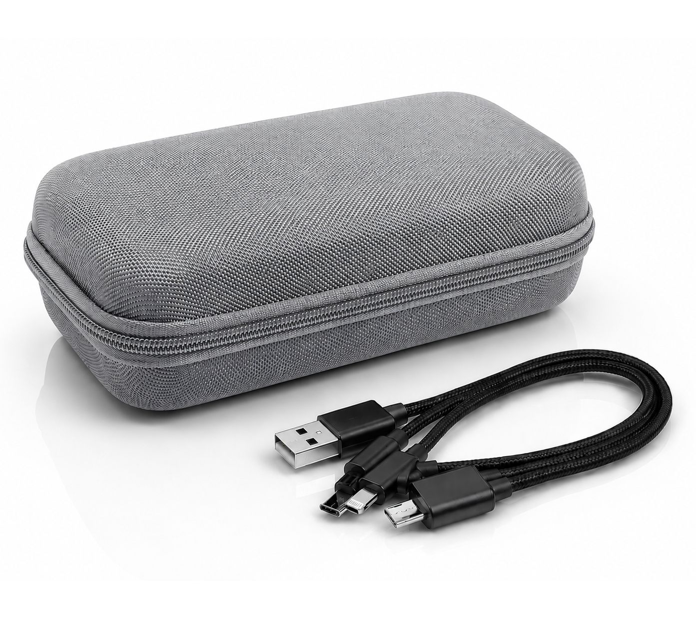 EvoLight Hardshell Storage Case with Universal Charging Cable