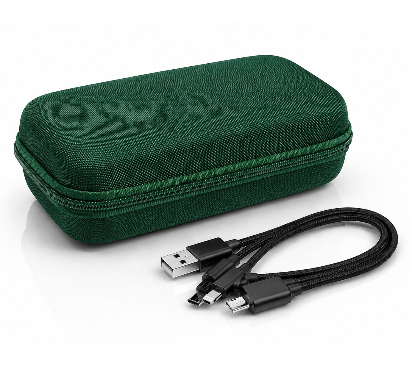 EvoLight Hardshell Storage Case with Universal Charging Cable