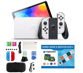 Nintendo Switch OLED Console with Accessories and Voucher