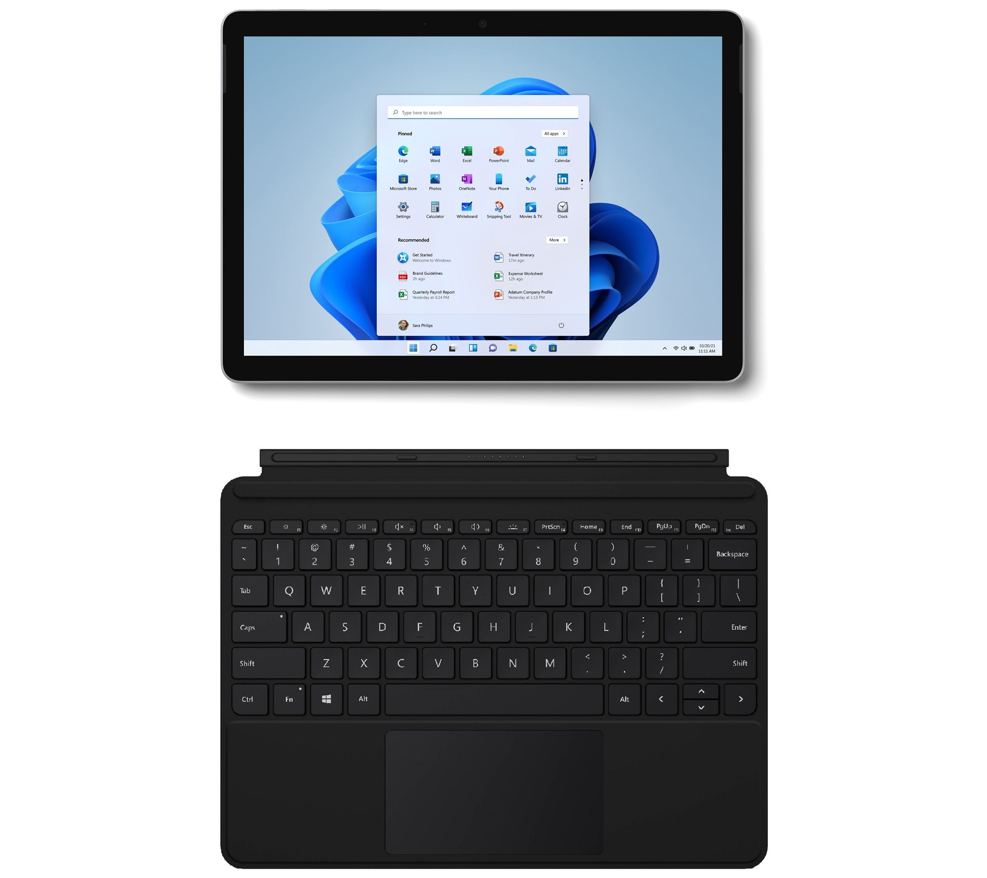 Microsoft Surface Go 3 4GB 64GB w/ Keyboard Cover - QVC.com