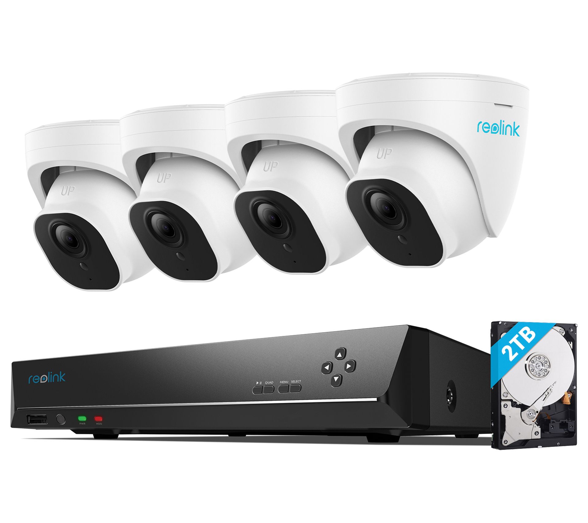 Reolink Dome 8-Channel 4K Indoor/Outdoor Surveillance System - QVC.com