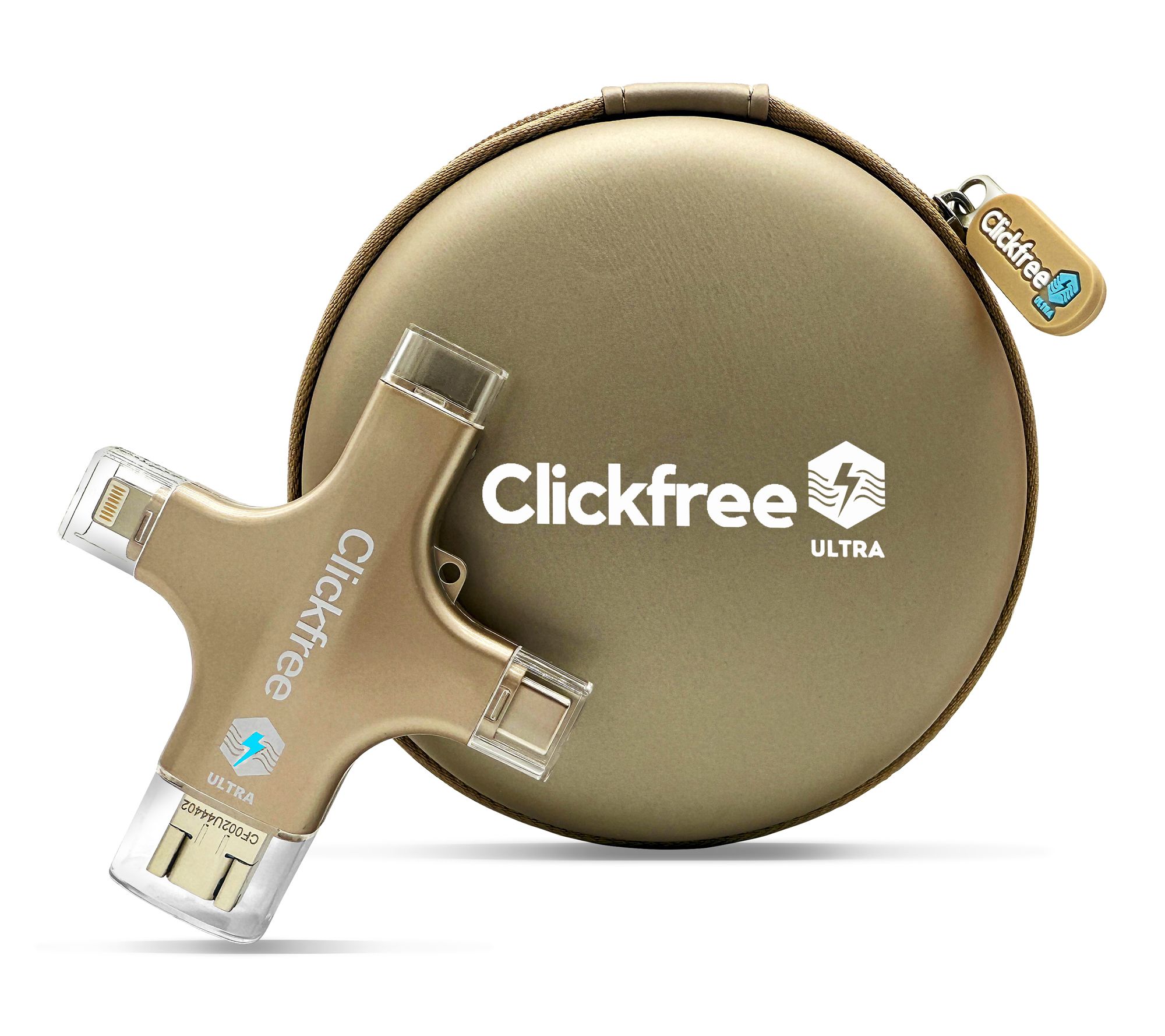 Clickfree Ultra 256GB Photo & Video Storage w/Photobook & AI Editing