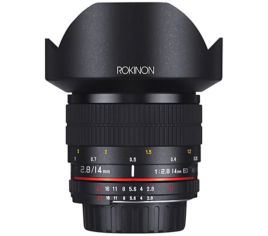 Rokinon 14mm f/2.8 IF ED MC Super-Wide-Angle Lens for Canon