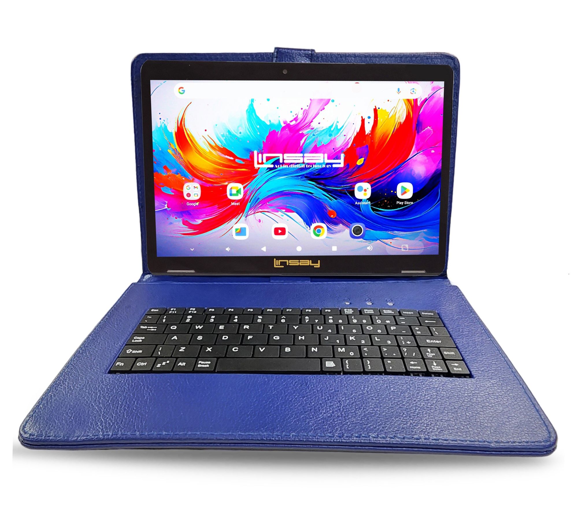 LINSAY 10.1" Octa Core 4GB Ram 256GB Storage w/Style Keyboard