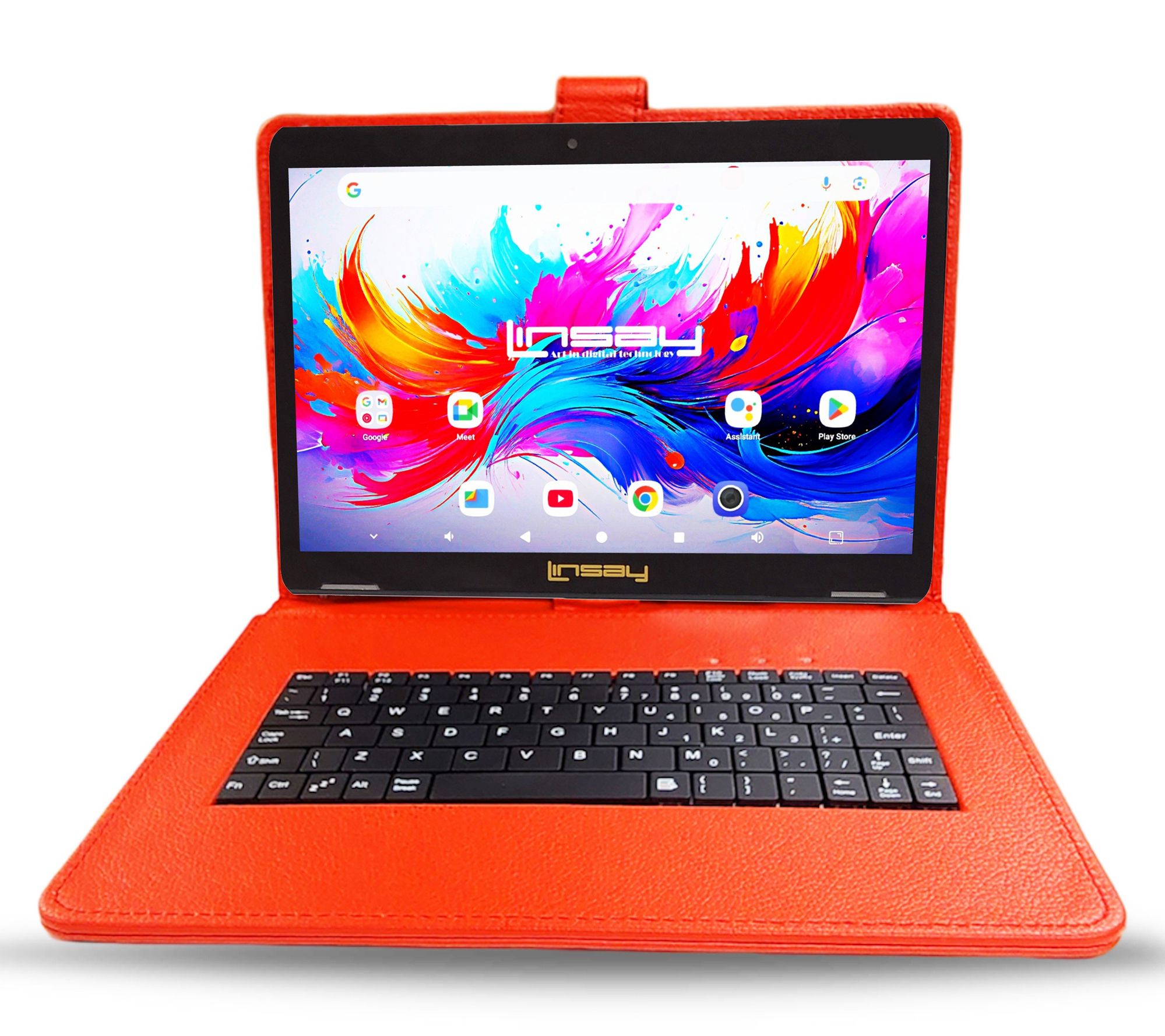 LINSAY 10.1" Octa Core 4GB Ram 256GB Storage w/Style Keyboard