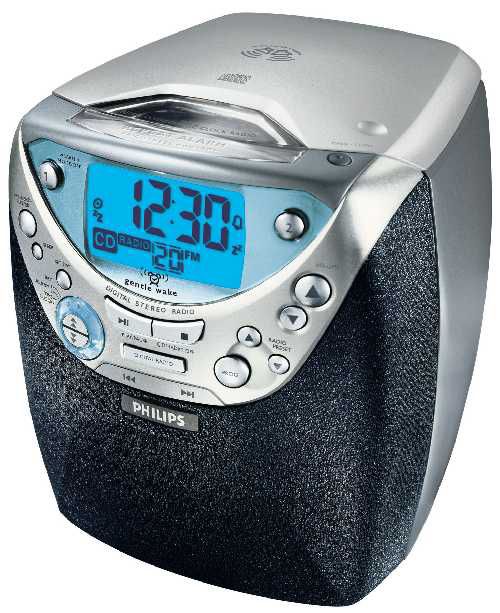 Philips AJ3965 AM/FM/CD Dig. Stereo Clock Radiow/Dual Alarm - QVC.com