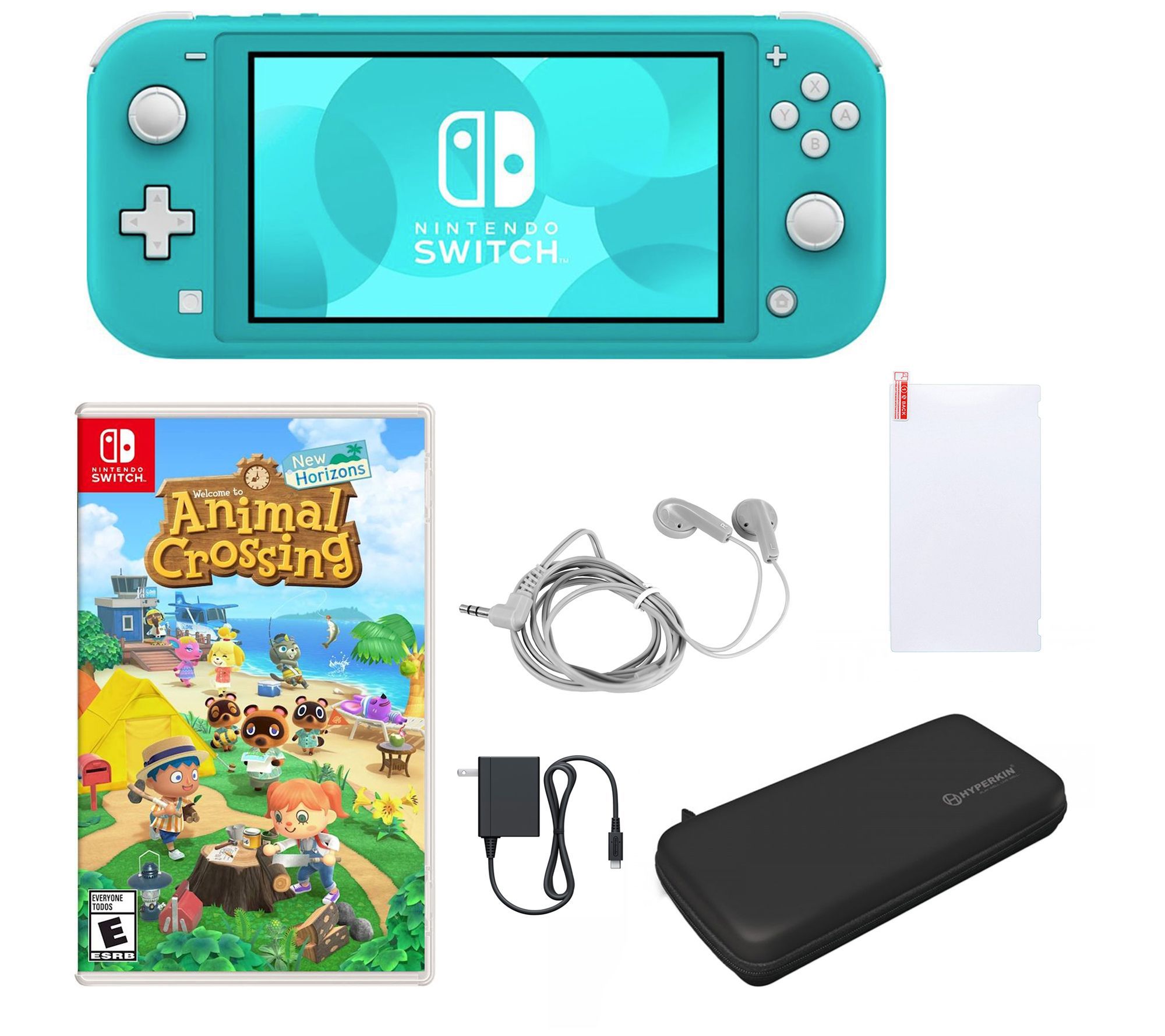 Nintendo Switch Lite With Animal Crossing Game And Accessories Qvc Com
