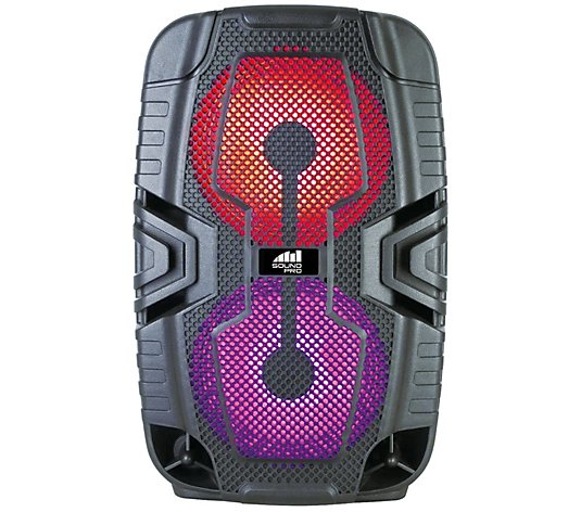 Naxa Portable Dual 6.5" BT Speaker & Multi-Color Disco Light