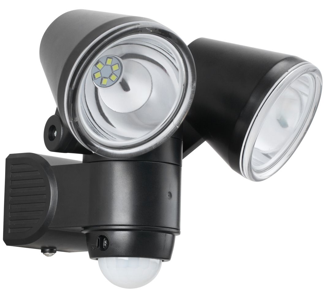 Link2Home 2-Pack LED Motion Sensor Dual-Head Floodlight - QVC.com