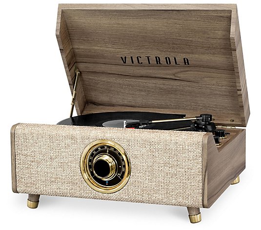 Victrola 4-1 Vintage Bluetooth Record Player 3Speed Turntable
