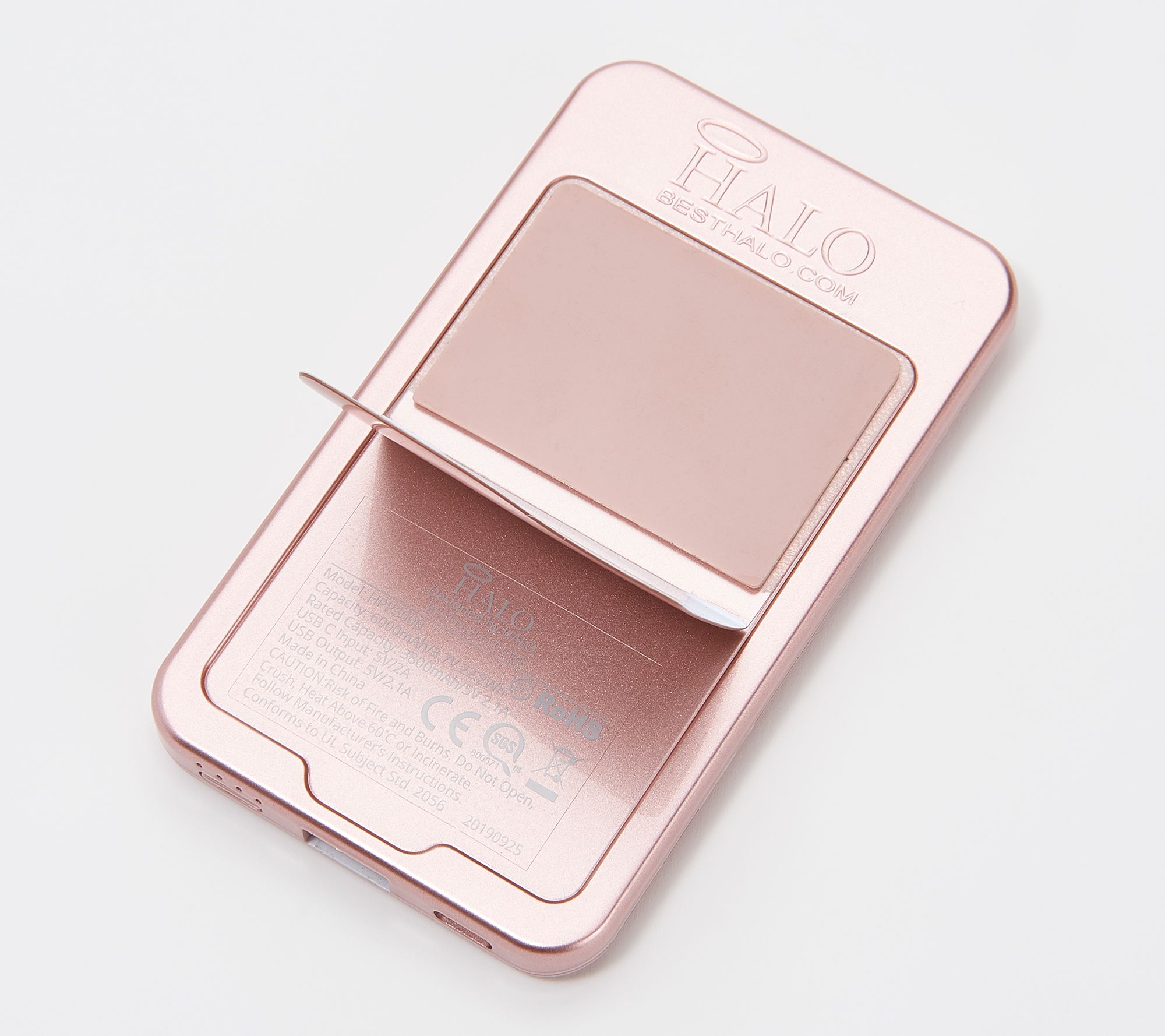 Qvc Halo Pocket Power 6000 Portable Charger With 3 Cables Tvshoppingqueens