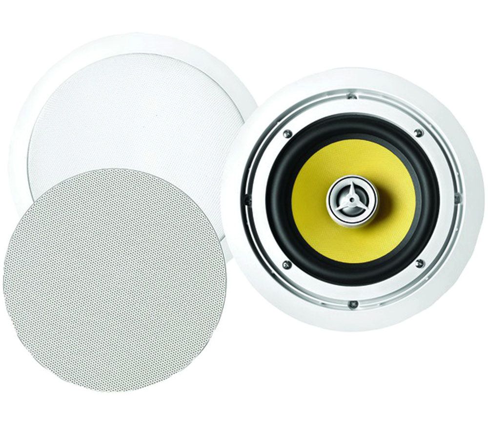 Kevlar Weather Resistant 6 1 2 2 Way Ceiling Speaker Qvc Com