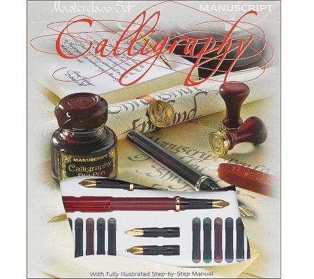 Manuscript Masterclass Calligraphy Set - QVC.com