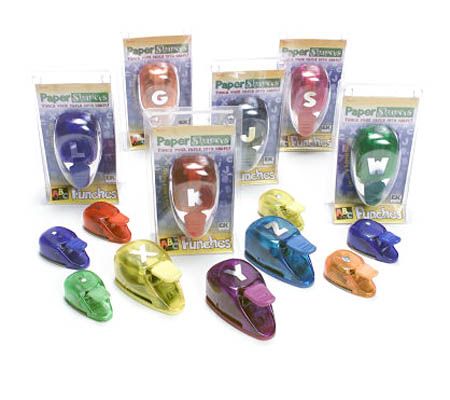 EK Success Set of 32 ABC Paper Shaper Punches — QVC.com