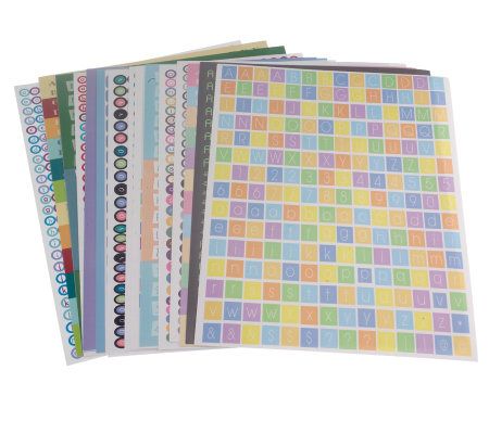 All Occasion Sticker Organizer with Stickers - QVC.com
