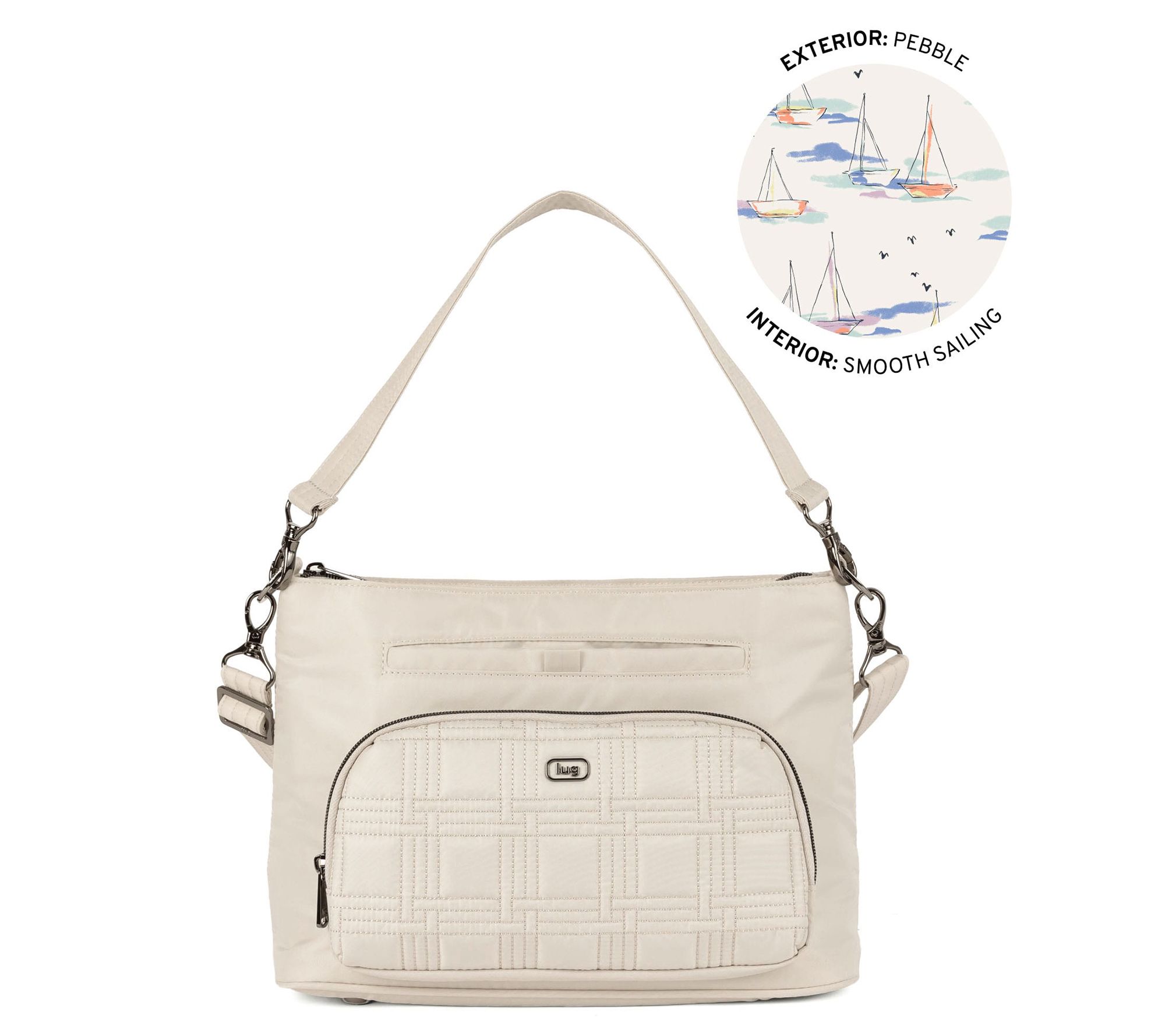 "As Is" Lug Convertible Crossbody w/ Two Straps  - Samba 2