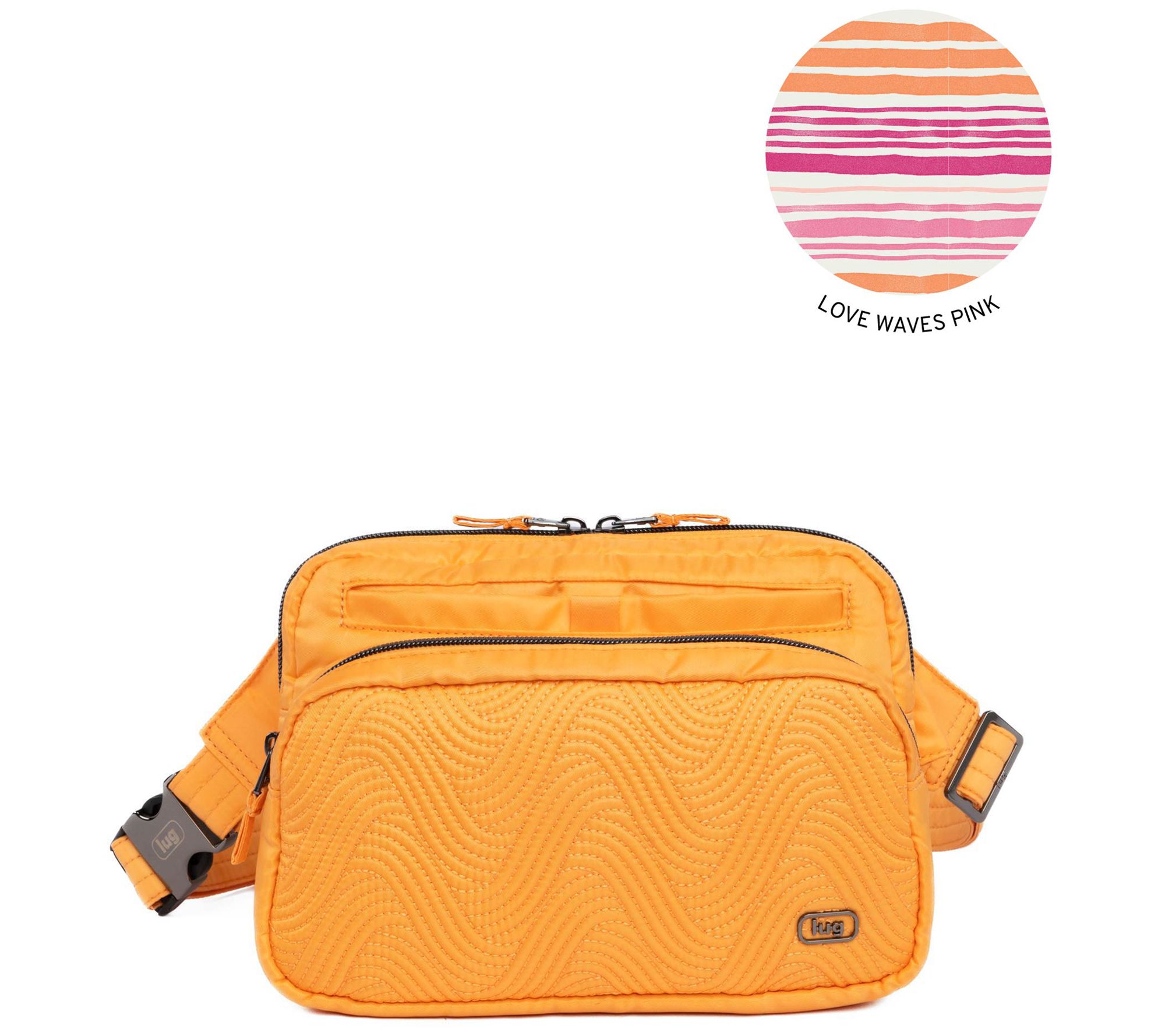 Lug Classic Quilted Belt Bag Crossbody - Double Back