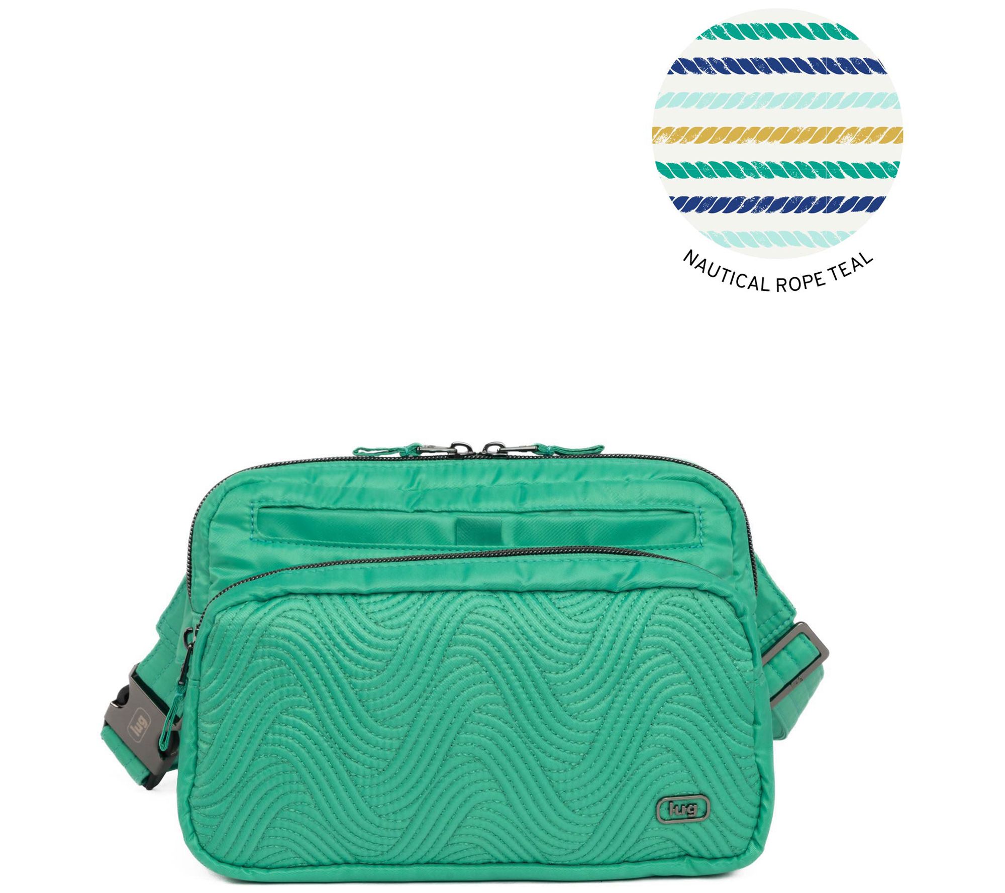 Lug Classic Quilted Belt Bag Crossbody - Double Back