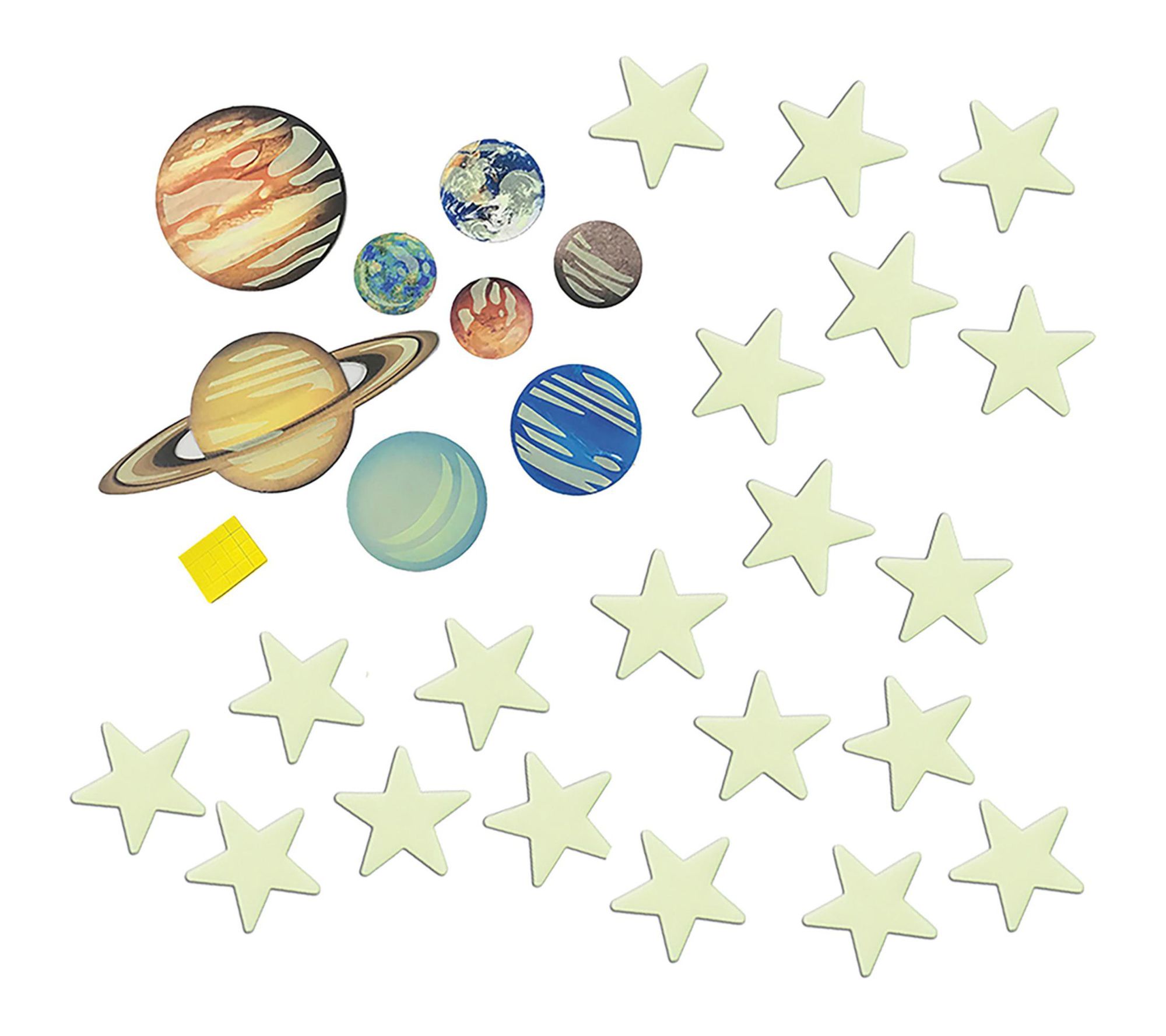 4M Glow Planets and Nova Star 20 Glow In The Dark Stick Ons