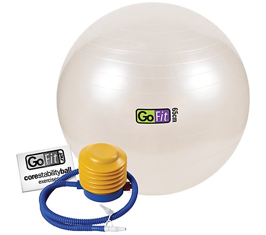 GoFit GF-65BALL 65cm Exercise Ball with Pump