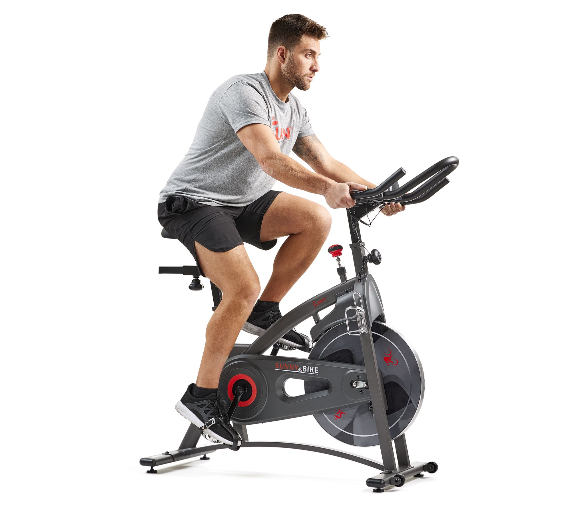 Sunny Fitness Premium Magnetic Smart Indoor Cycling Bike - QVC.com