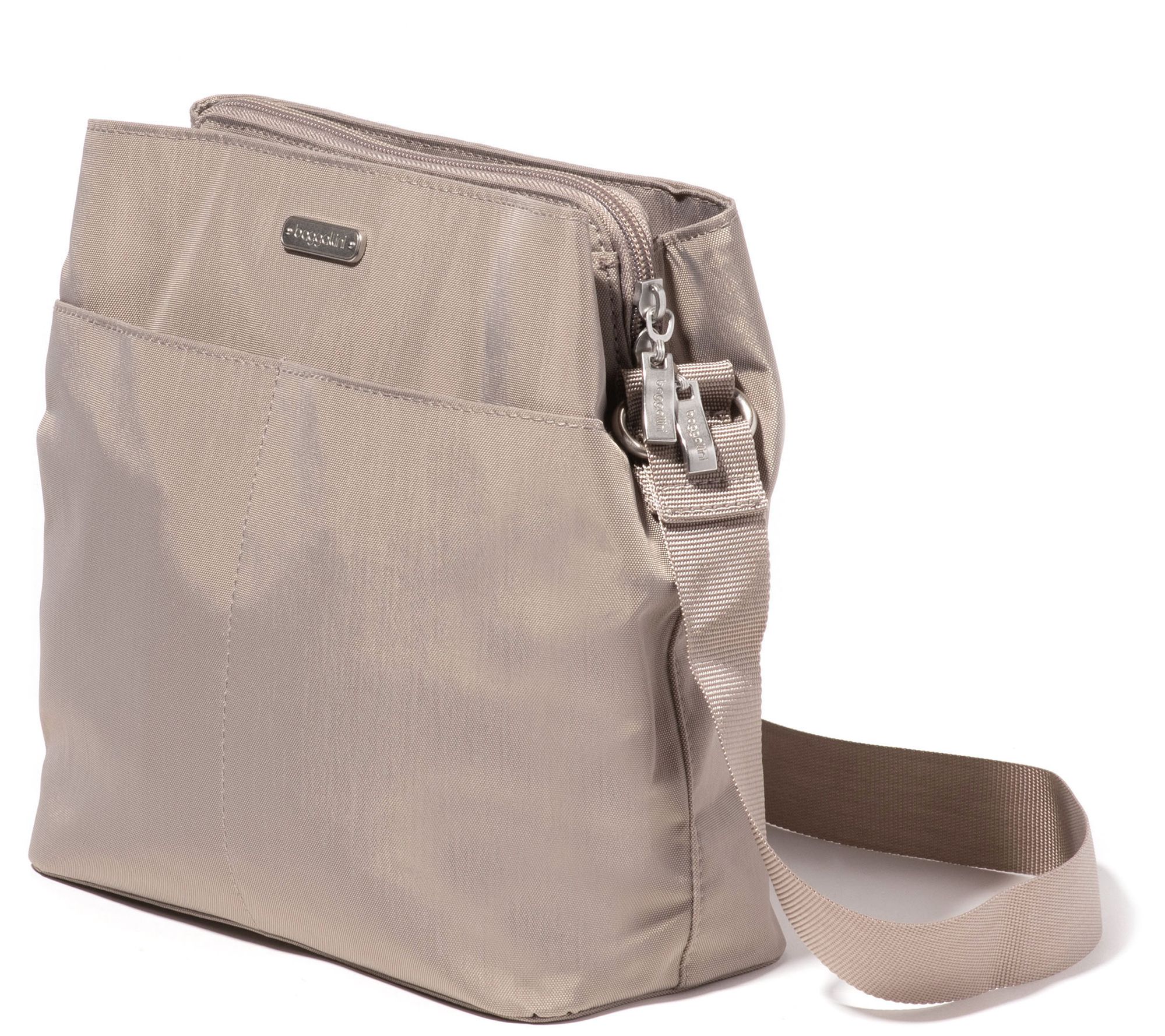 Baggallini Washable Triple Compartment Hobo with RFID