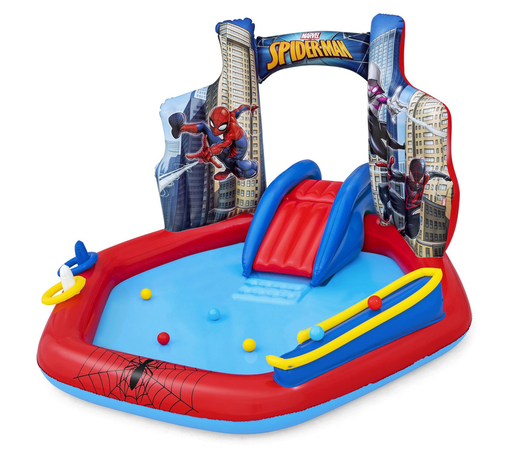Bestway  Spiderman Water Play Center 6'11" x 6'9" x 50"