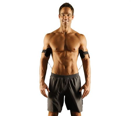 The Flex Arms Bicep & Tricep Muscle Toning System w/2 Gel Pad Sets