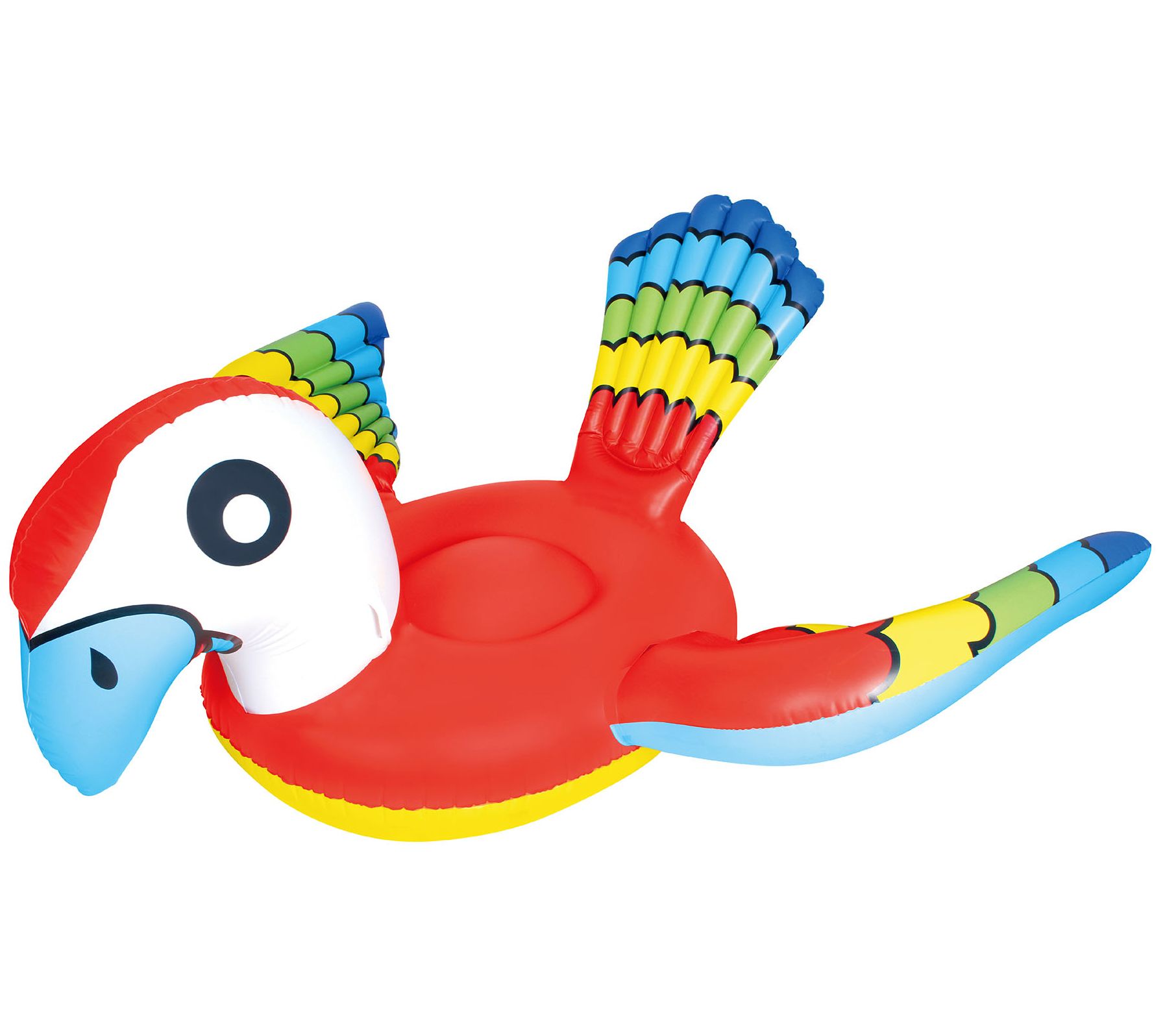 Northlight 87" Jumbo Parrot Ride-On InflatablePool Float