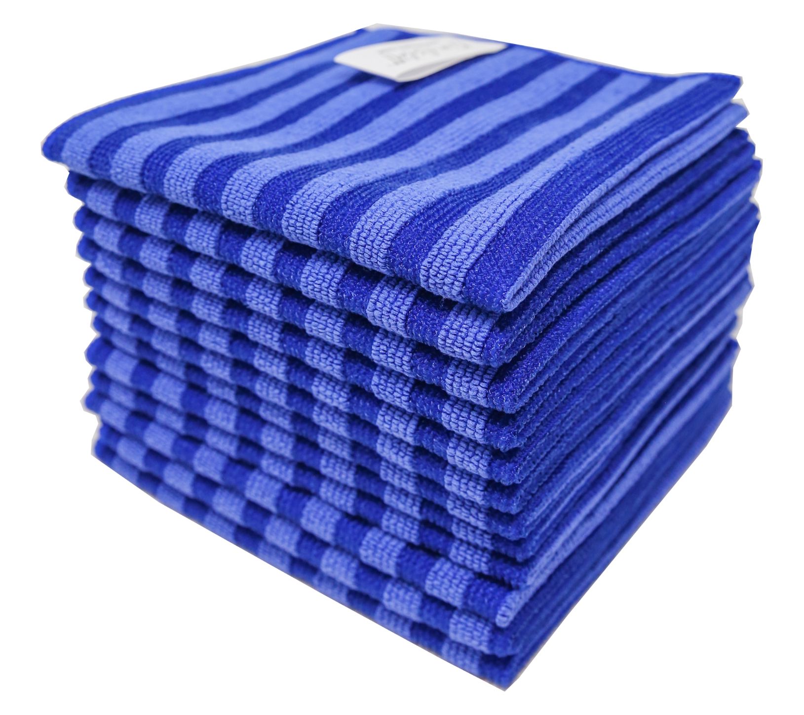 Don Aslett Signature 12x12 Microfiber Two ToneCloth - 12 pack
