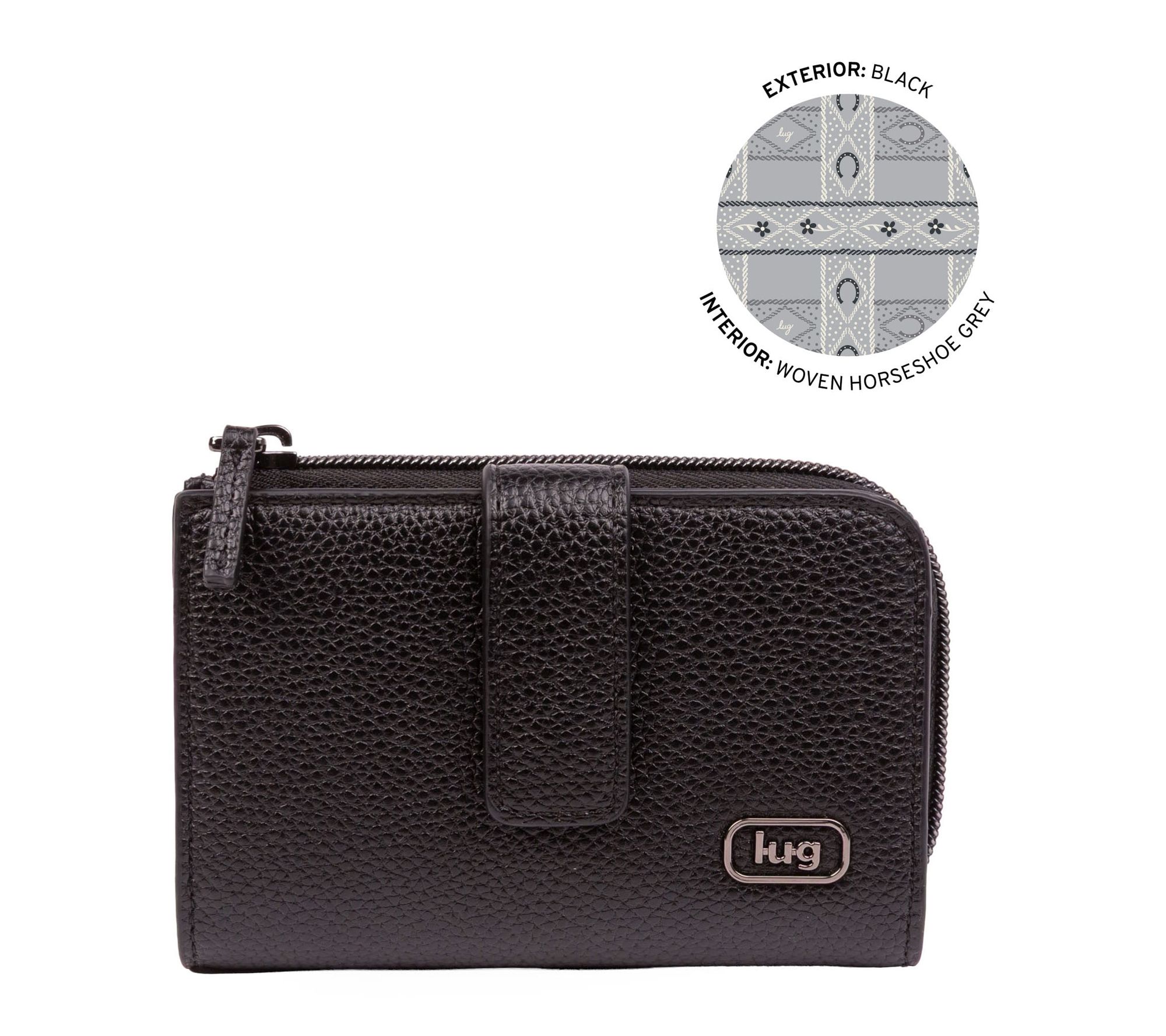 Lug Classic Vegan Leather Snap Closure Wallet - Snappy