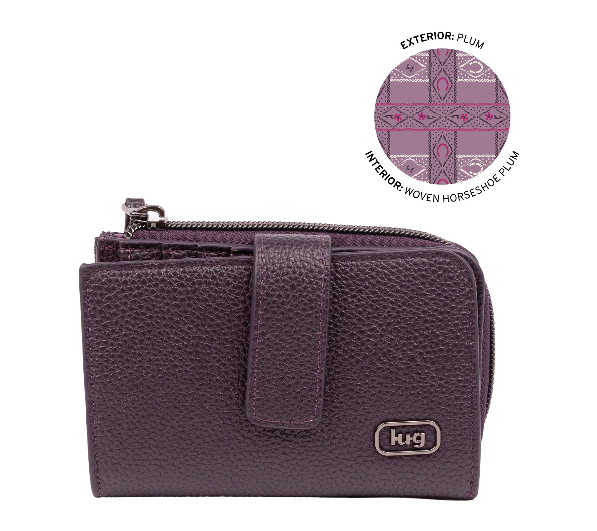 Lug Classic Vegan Leather Snap Closure Wallet - Snappy