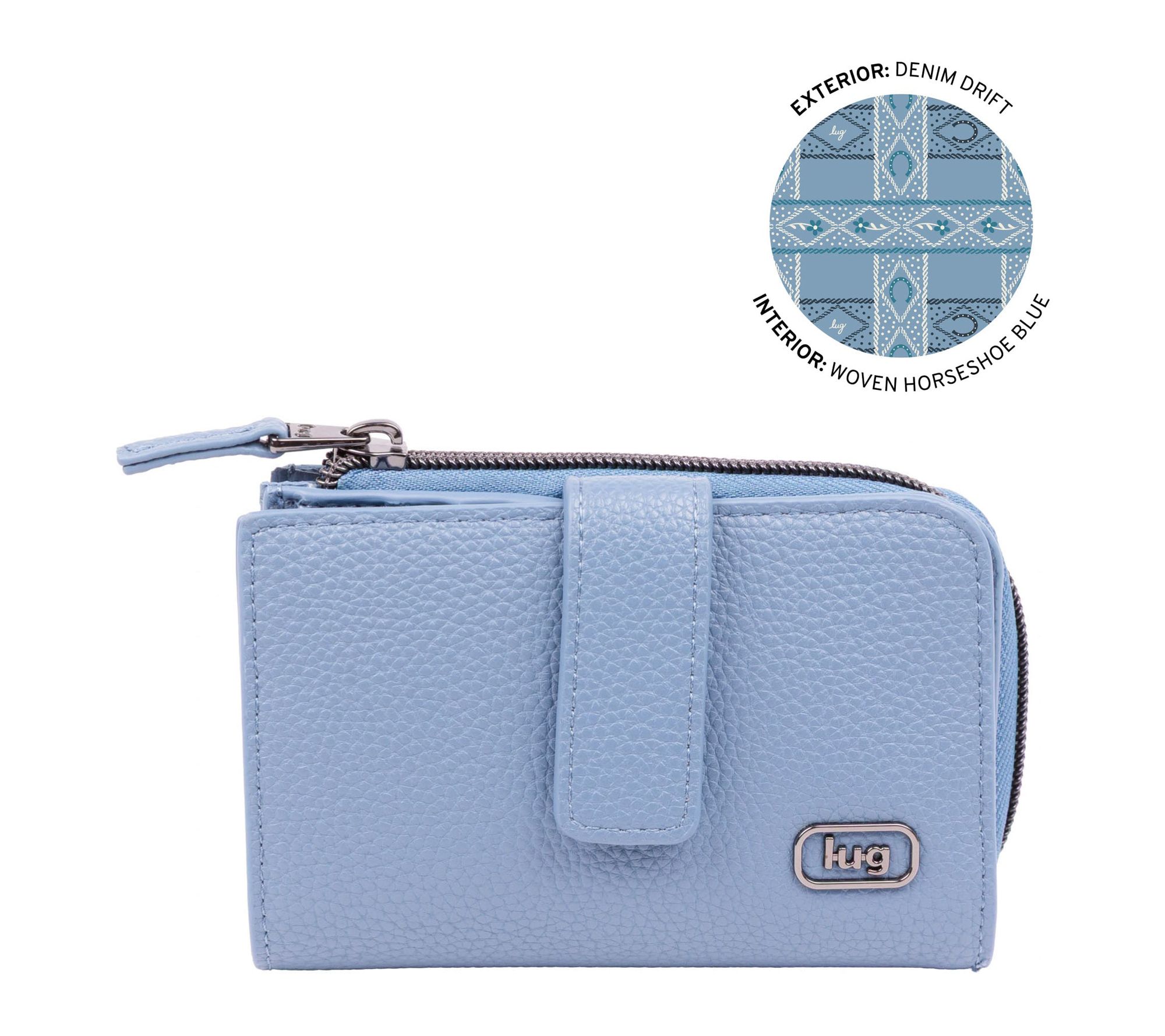 Lug Classic Vegan Leather Snap Closure Wallet - Snappy