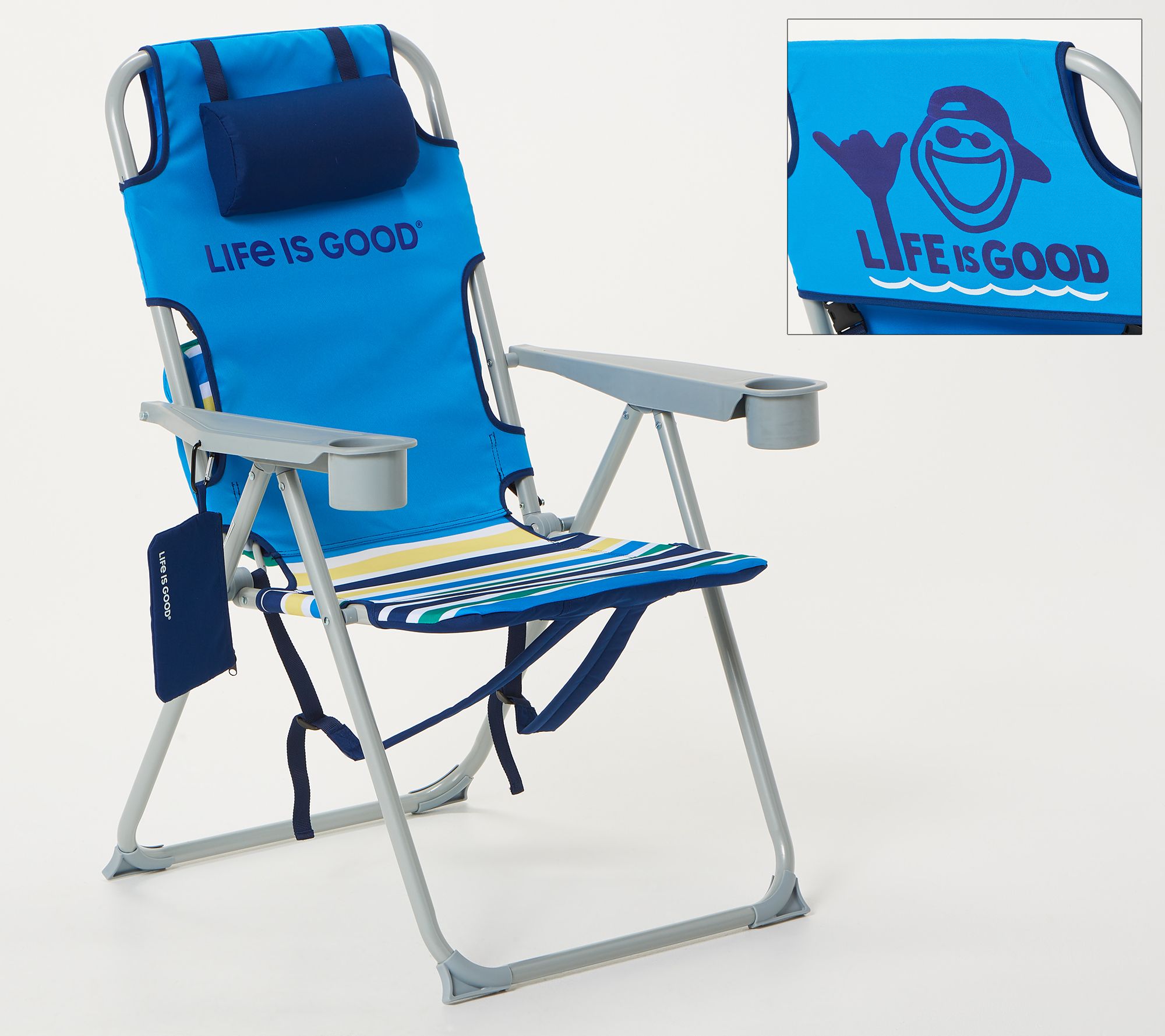Minimalist Beach Chair With Cooler Pack for Large Space