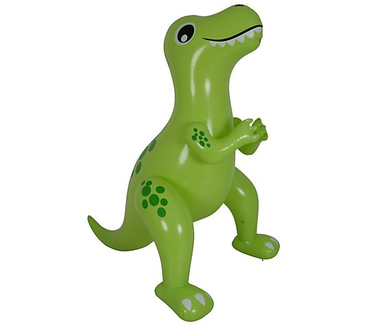 6.75' Inflatable Green Jumbo Dinosaur Water Sprayer