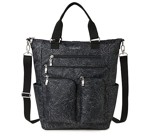 Black Convertible Backpack Purse PU Leather 3 In 1 Women Crossbody Hobo to Shoulder Bag