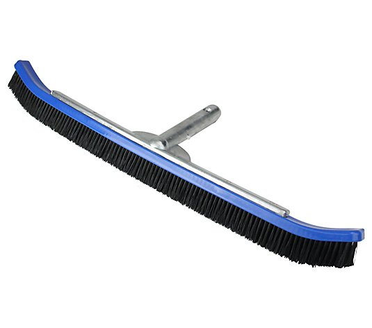 24" Blue Curved Wall Brush for Pools