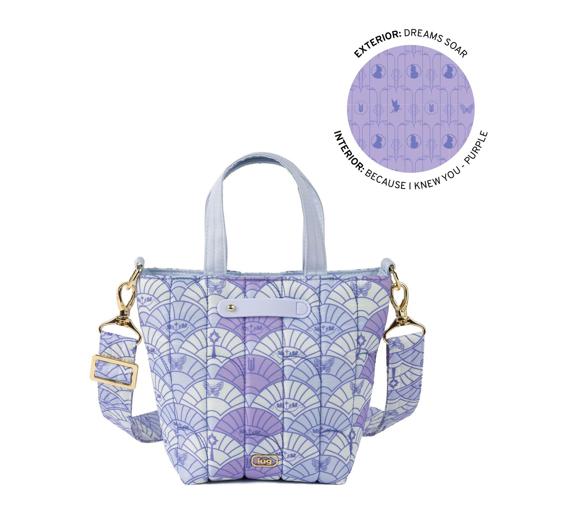 Wicked x Lug Classic Quilted Crossbody Bag - Tip Toe