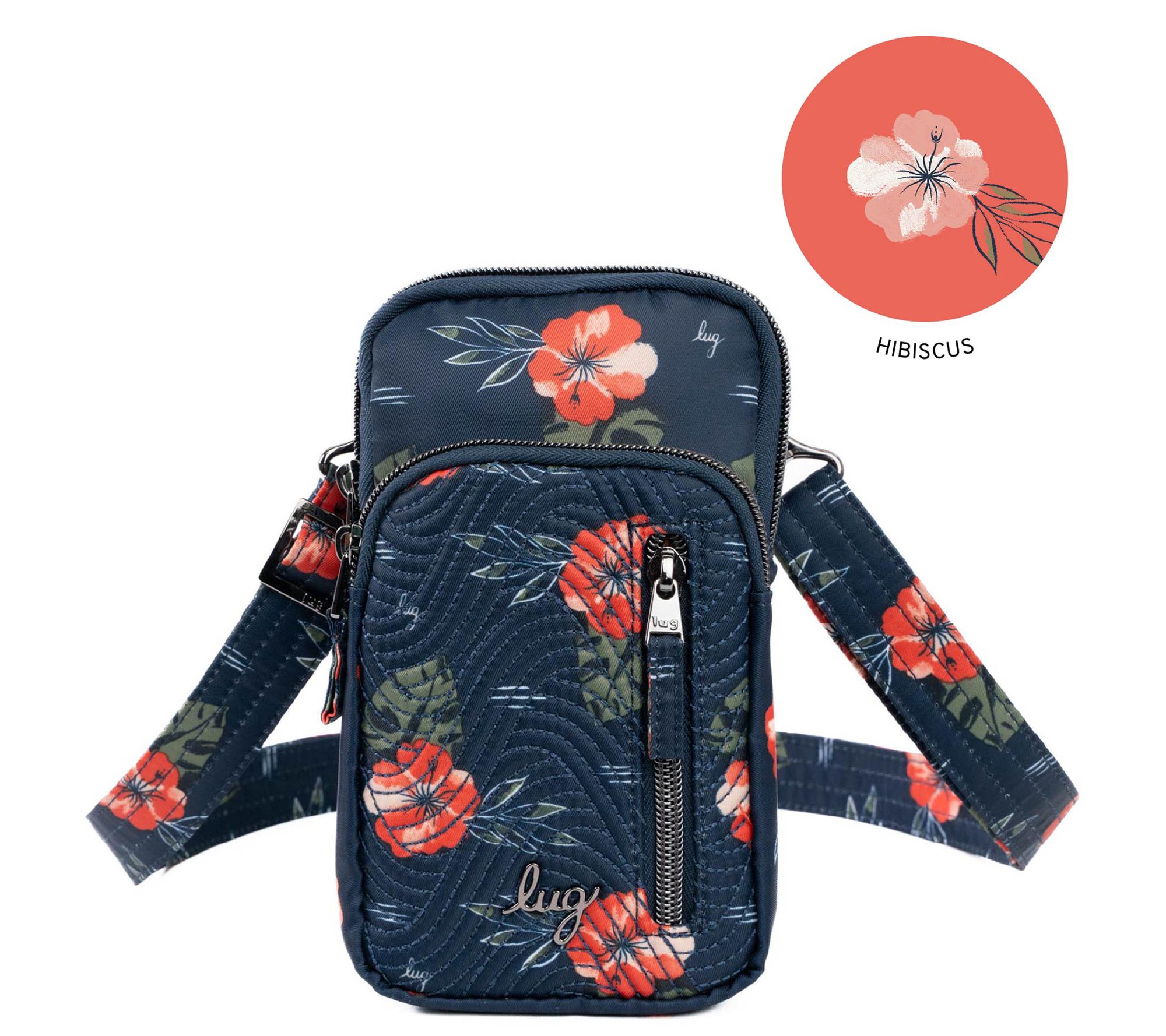 Lug Classic North/South Crossbody - Pitter Patter