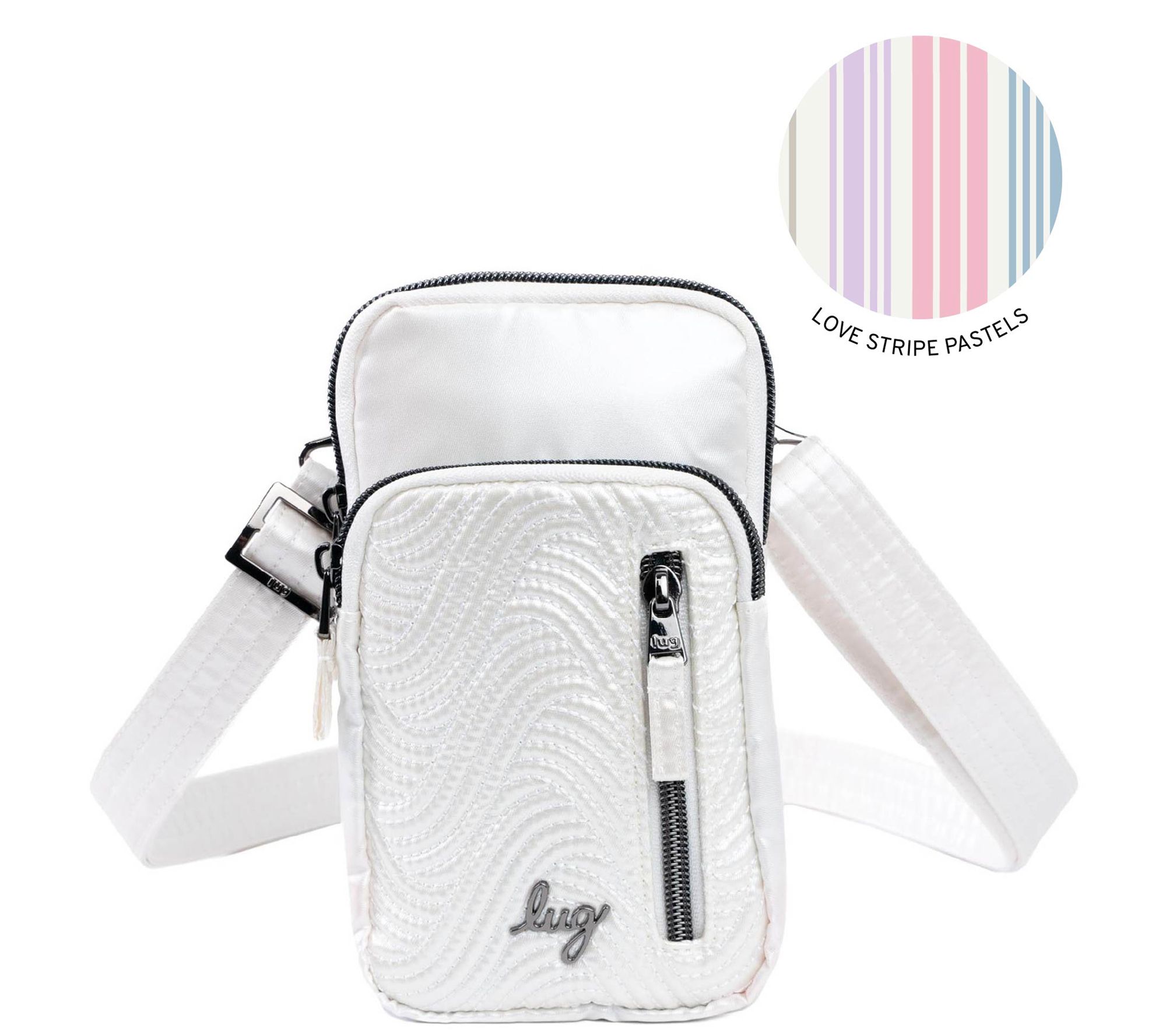 Lug Classic North/South Crossbody - Pitter Patter