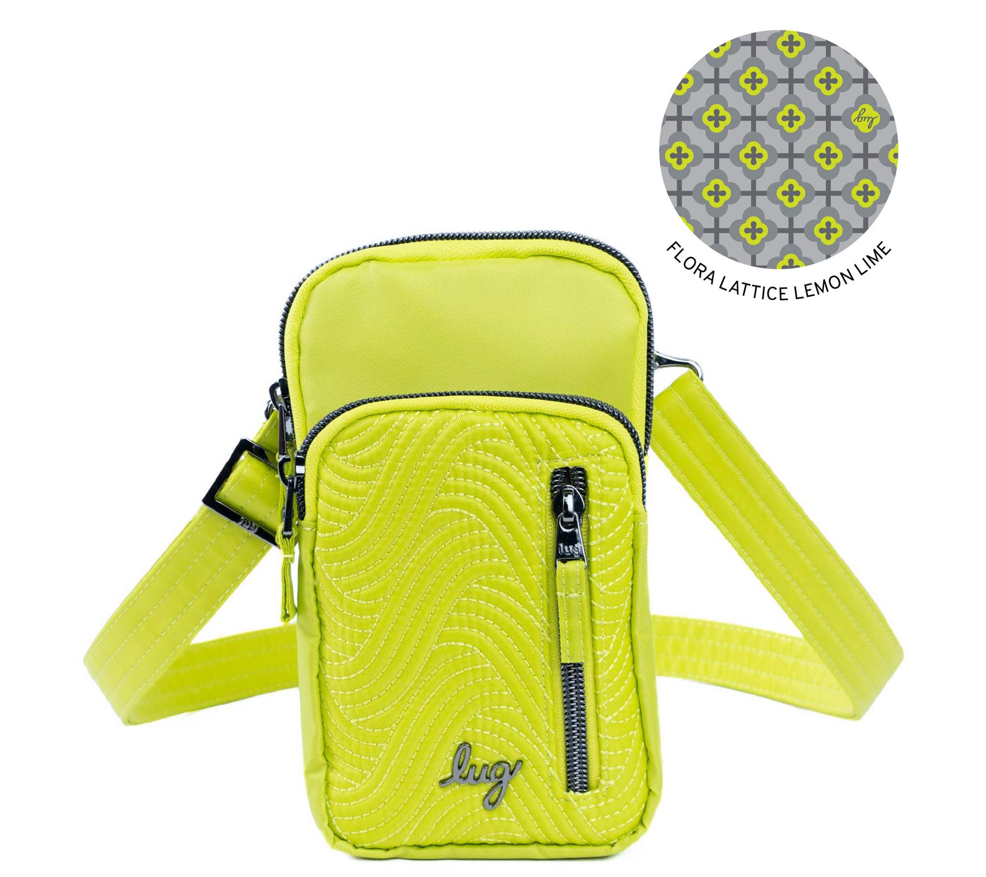 Lug Classic North/South Crossbody - Pitter Patter