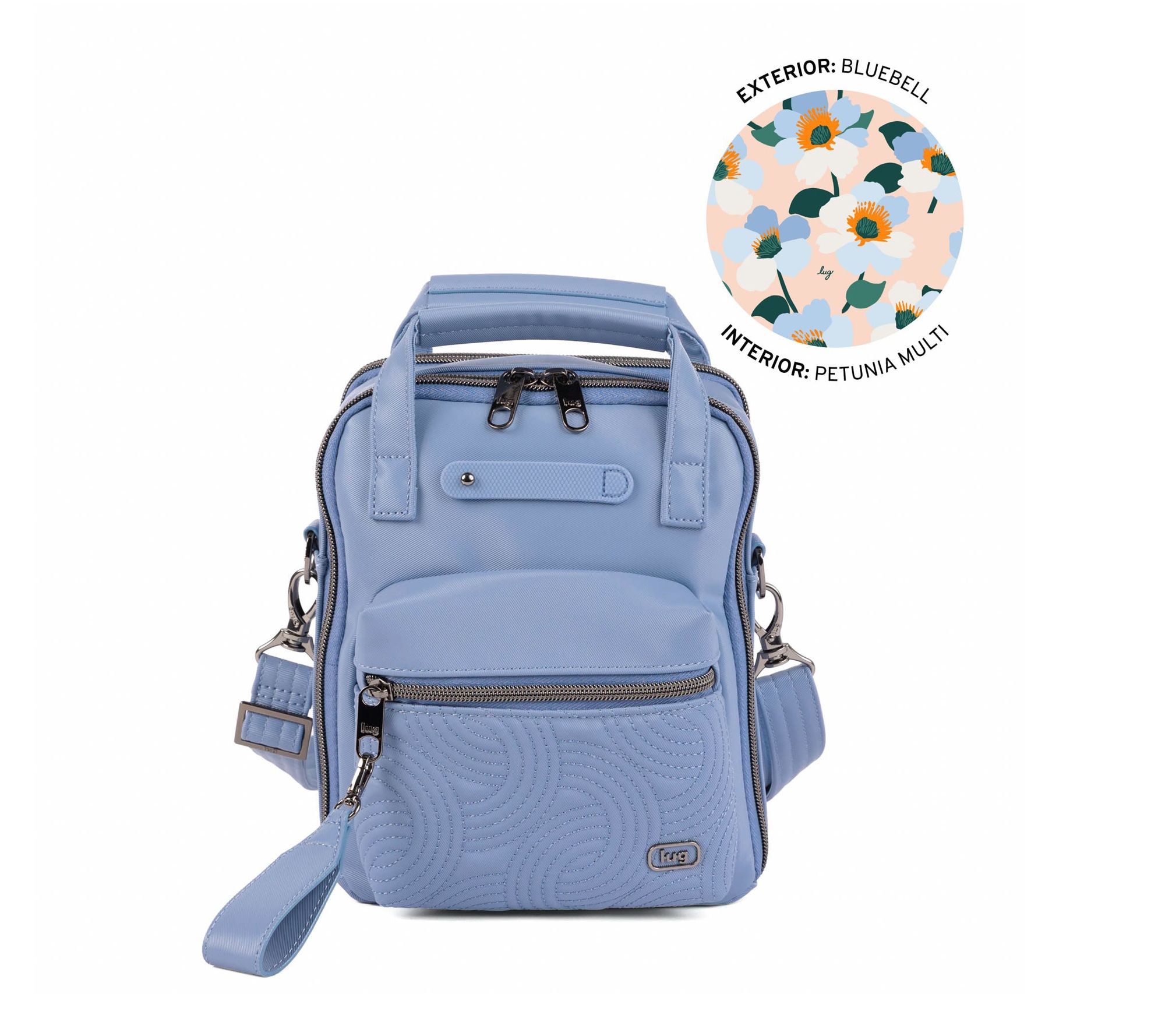 Lug North/South Satin Luxe Crossbody - Bumble