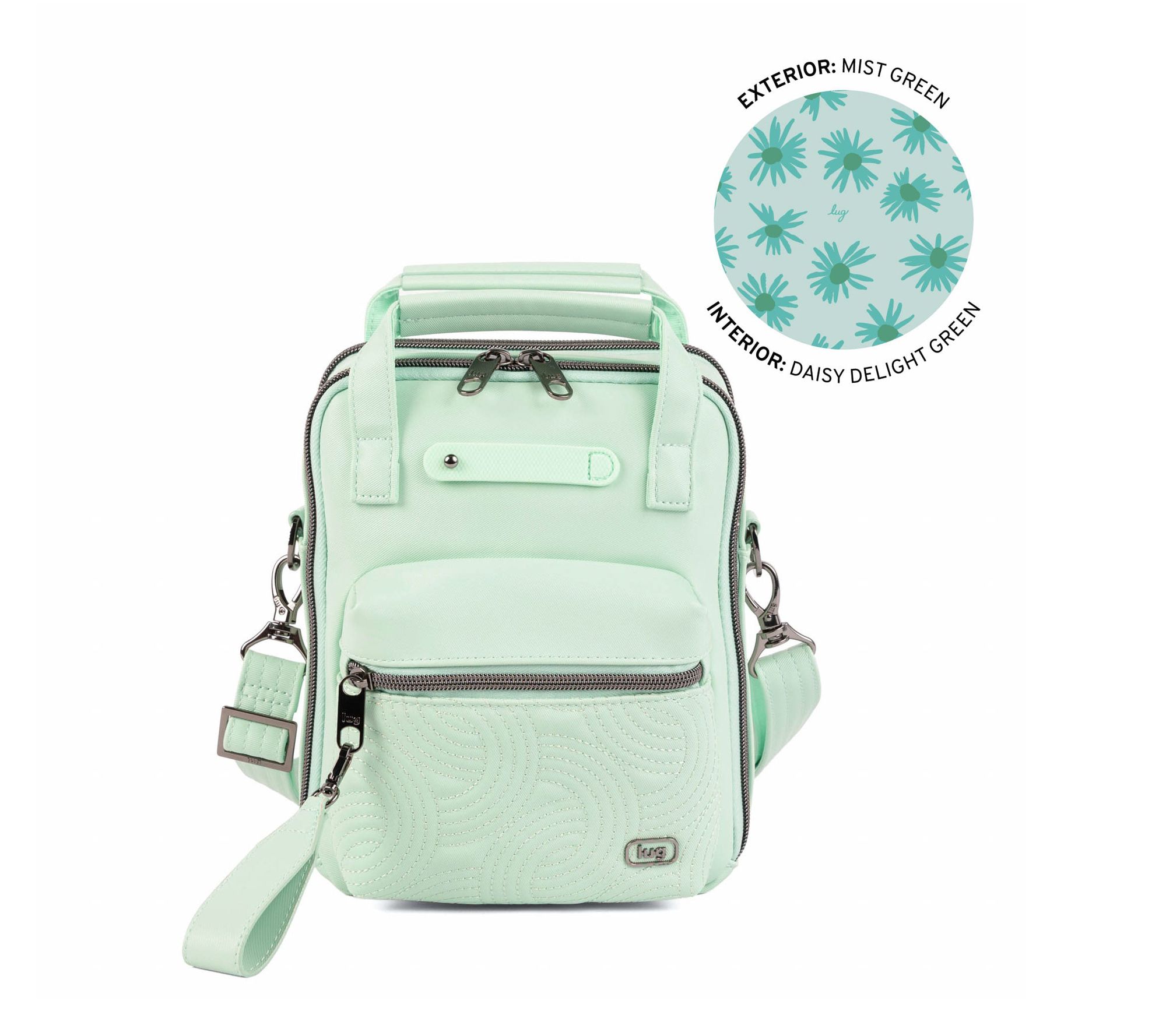 Lug North/South Satin Luxe Crossbody - Bumble