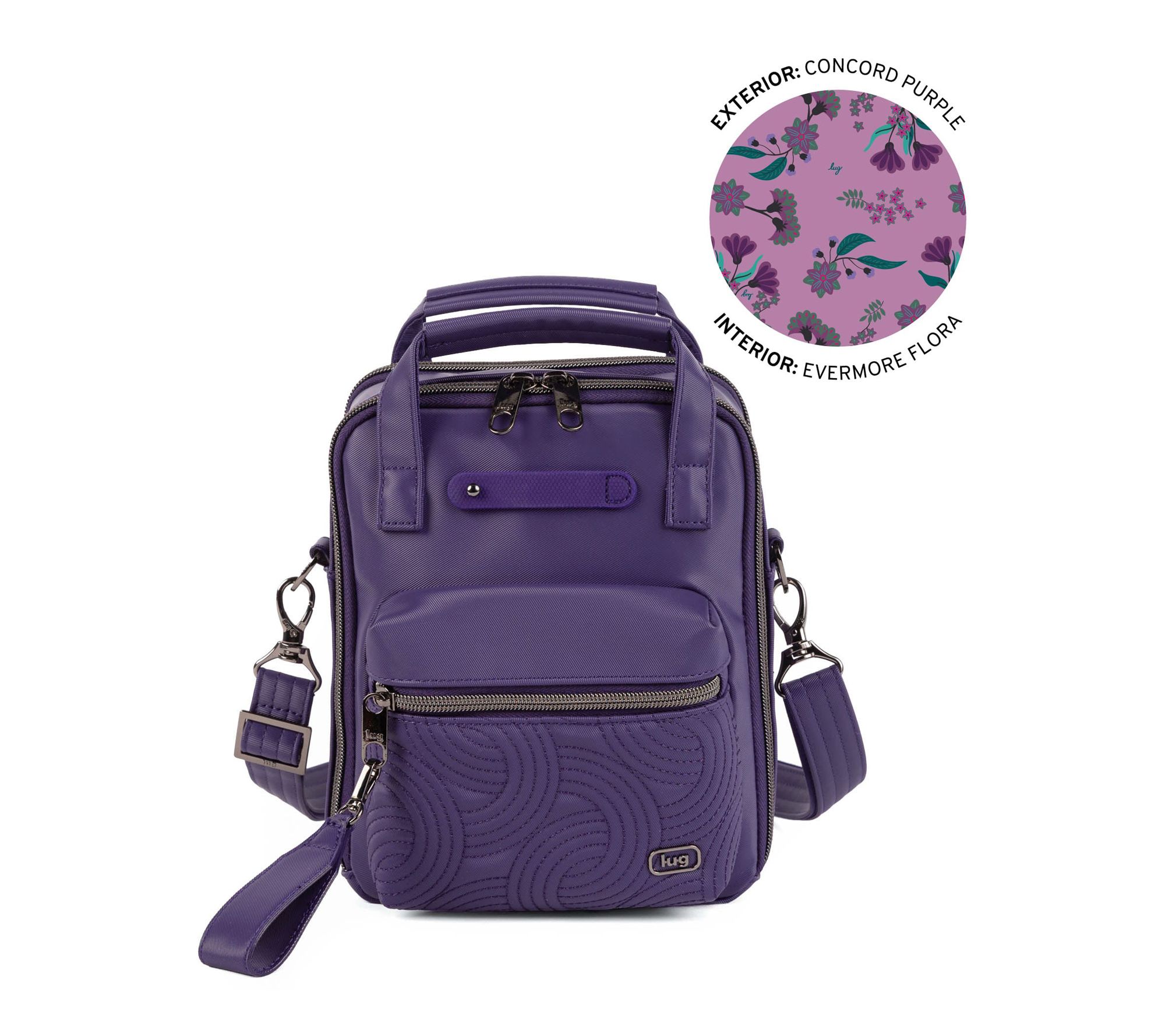 Lug North/South Satin Luxe Crossbody - Bumble